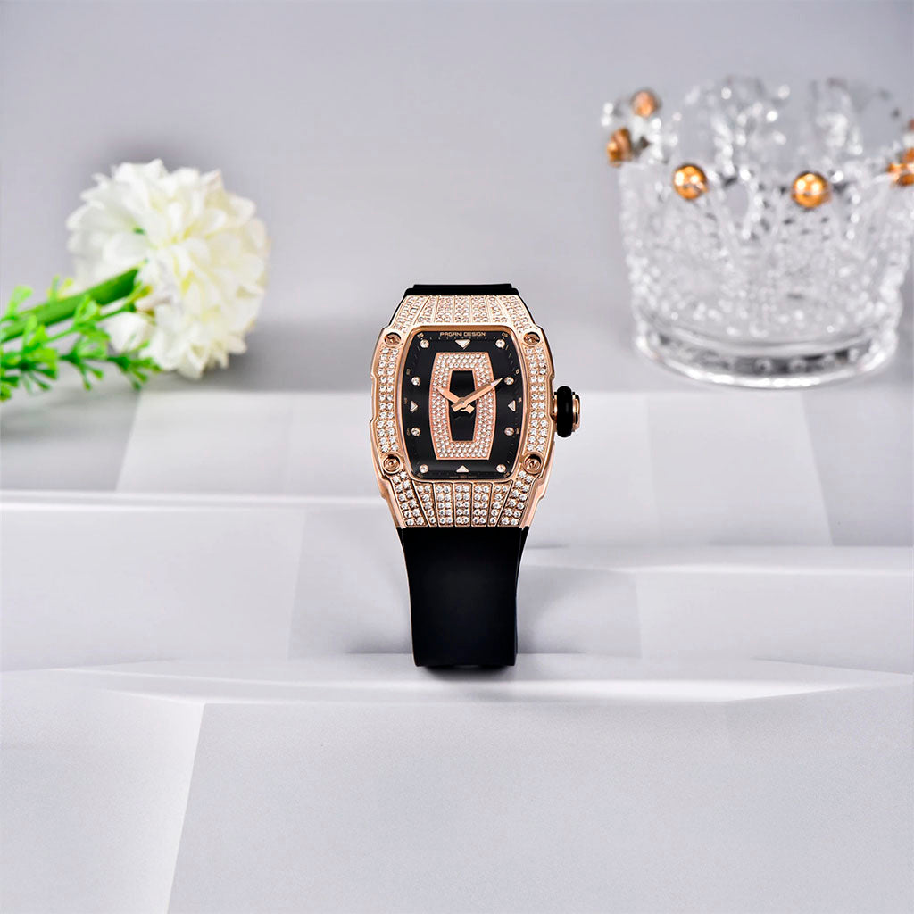 Relógio Feminino Pagani Design Marigold Black Gold