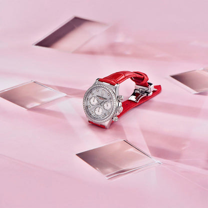 Relógio Feminino Pagani Design Daisy Red