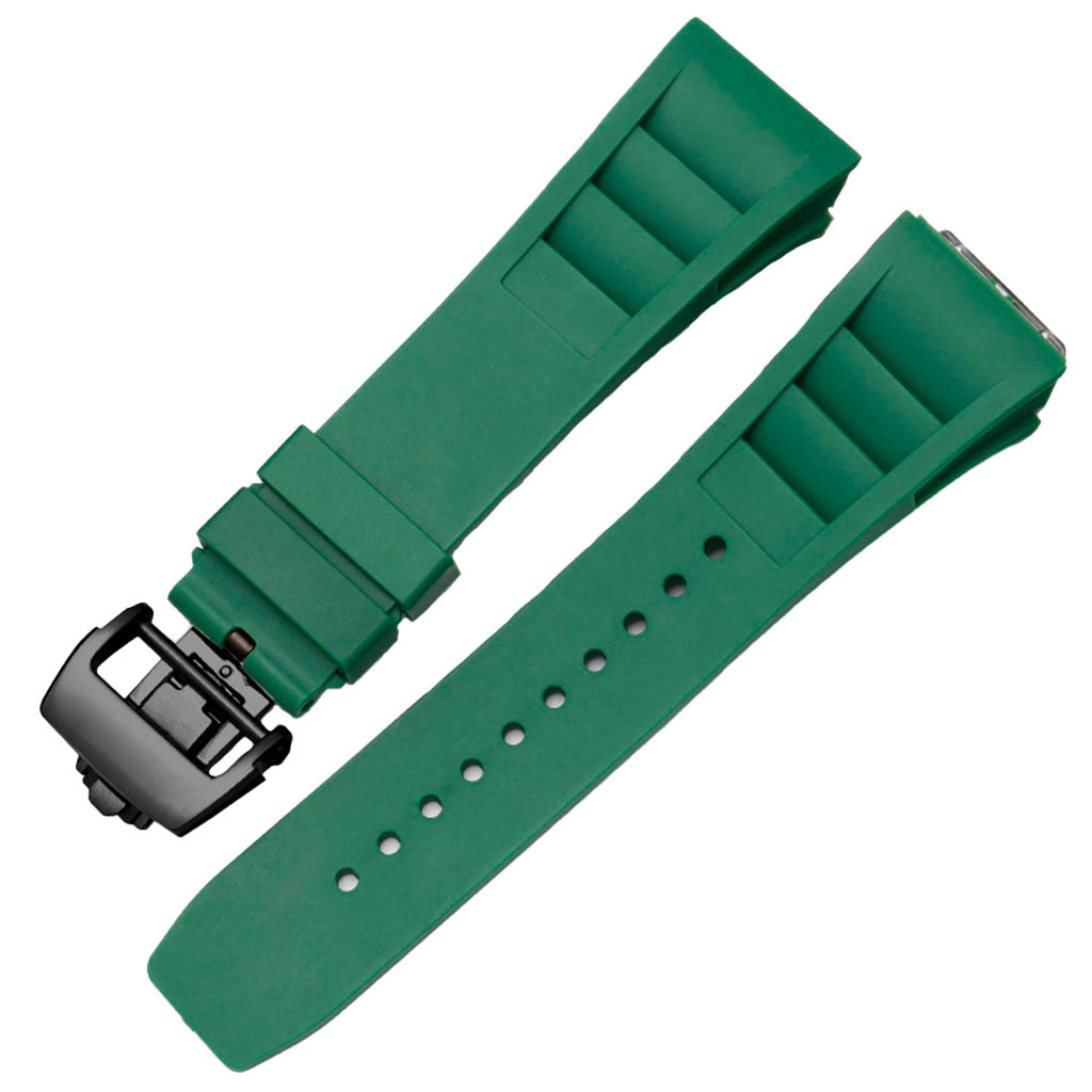Pulseira Verde Borracha compatível com Pagani Design Birmingham